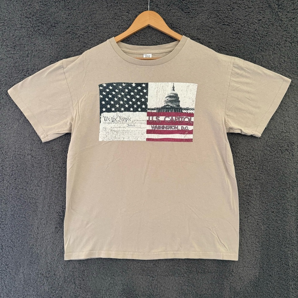 Vintage T-shirts Made in USA Y2K 90s U.S. Capitol Washington Size Large